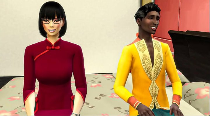 Indian Teen Orders His Japanese Servant To Have Sex With Him In The Absence Of Her Parents Being On Vacation For A Week - Indian And Korean Make Love