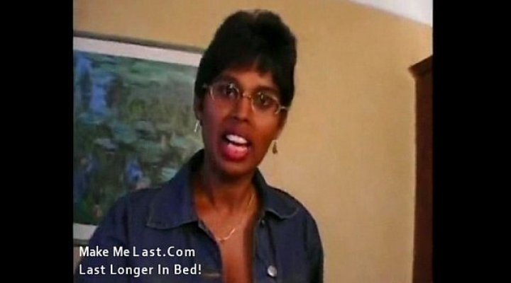 Horny Black Milf Has Cum Shot All Over Her Face