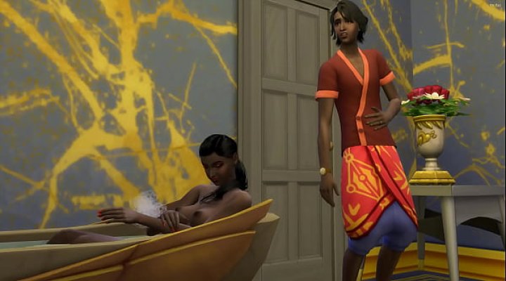 Indian Step Mom And Son Bathe Together Sex