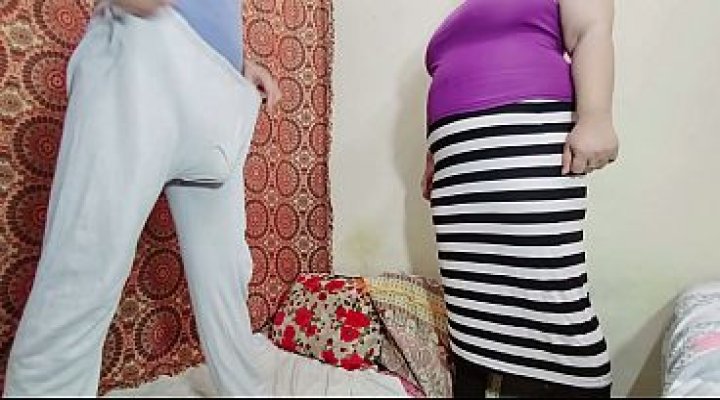 Stepmother Cheats Her Husband To Fuck Anal With Stepson, He Convinced In Clear Hindi To Fuck Her Big Ass