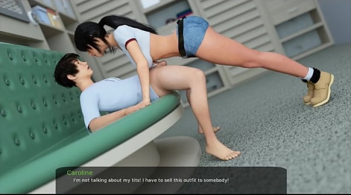 34 - Milfy City - V0.6E - Part 34 - My Stepsister Make Me Cum In Clothes Shop   (Dubbing)