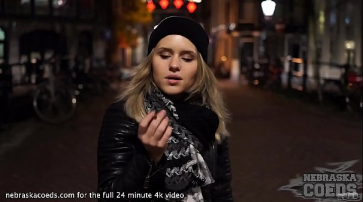 A Night In Amsterdam With Latvian Euro Coed Linda