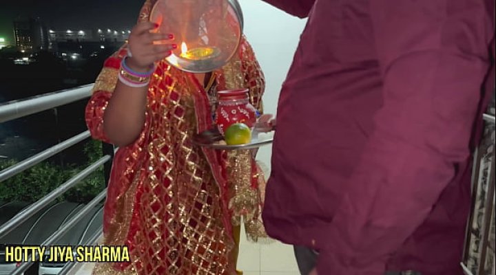 After Breaking The Fast On 2023 Karwa Chauth Husband And Wife'S Chudai With Dirty Talk