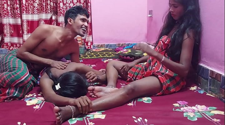 Hanif And Mst Sumona And Popy Khatun  ? Beautyfull Sluts Fuck Hard On Private Party Threesome Bengali